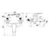 Vanová baterie Jika Deep bez sprchového setu 150 mm chrom H3211U70044001