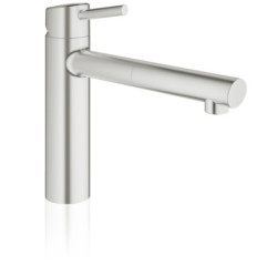 Dřezová baterie GROHE Concetto New s vytahovací sprškou supersteel 31129DC1