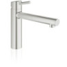 Dřezová baterie GROHE Concetto New s vytahovací sprškou supersteel 31129DC1