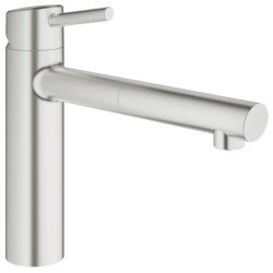 Dřezová baterie GROHE Concetto New s vytahovací sprškou supersteel 31129DC1