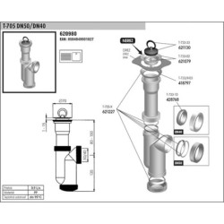 Sifon dřezový s výpustí Multi T-705 T7055040