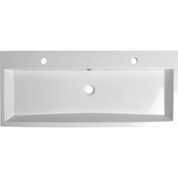 Umyvadlo Sapho Orinoko 100x42 cm 2 otvory pro baterii, s přepadem OR101