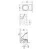 Wc závěsné Villeroy & Boch O.Novo zadní odpad 5660H1R1