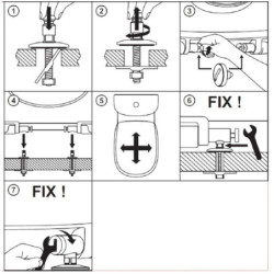 WC prkénko Laufen Pro duroplast bílá H8969513000001