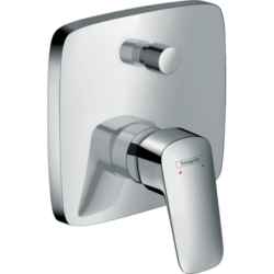 Sprchová a vanová baterie Hansgrohe Logis bez podomítkového tělesa chrom 71405000
