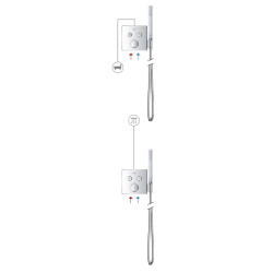 Termostat GROHE Smart Control s termostatickou baterií chrom 29120000