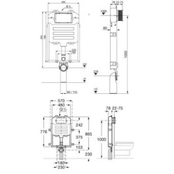 Nádržka pro zazdění k WC Jika H8946510000001