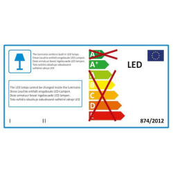 Zrcadlová skříňka s osvětlením Naturel Iluxit 120x65 cm MDF šedostříbrná GALPIR120LED