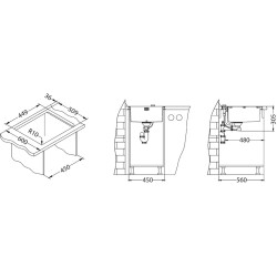 Dřez Alveus Pure 20 nerez 1103608