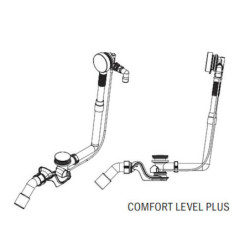 Kaldewei Příslušenství vany Water inlet and waste systems 44x17x11 cm 687772370999