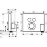 Sprchová baterie Hansgrohe ShowerSelect bez podomítkového tělesa chrom 15765000