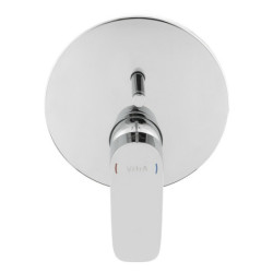 Sprchová a vanová baterie VitrA S50 bez podomítkového tělesa chrom SIKOBVIS50215