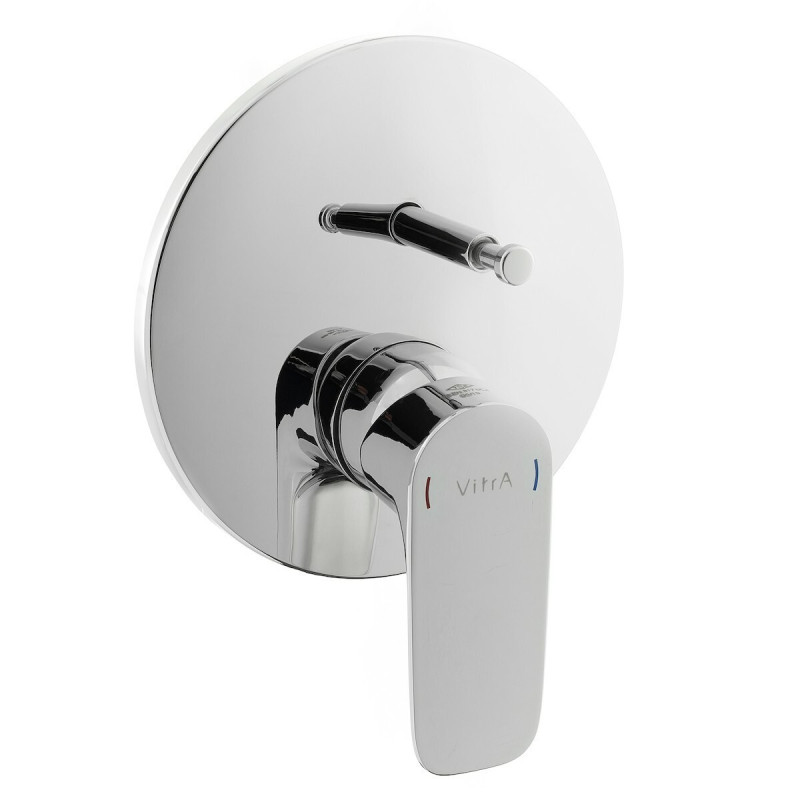 Sprchová a vanová baterie VitrA S50 bez podomítkového tělesa chrom SIKOBVIS50215