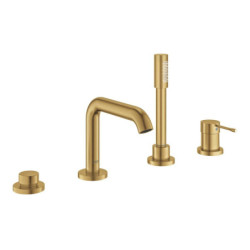 Vanová baterie GROHE Essence New s vanovým setem Brushed Cool Sunrise 19578GN1