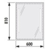 Zrcadlo s LED osvětlením Jika Clear 60x81 cm H4557251731441