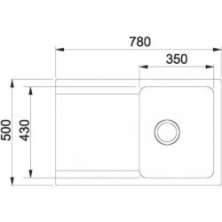 Dřez Franke OID 611-78 černá 114.0288.588