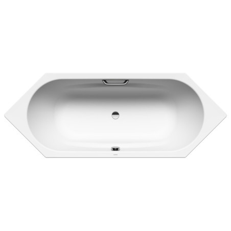 Asymetrická vana Kaldewei Vaio Duo 6 210x80 cm smaltovaná ocel alpská bílá 233210113001