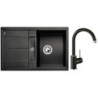 Set dřezu a baterie Blanco Metra 45 S 78x50 cm antracit SETB1