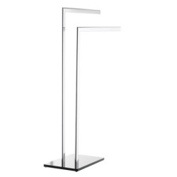 Držák ručníků Optima Glass chrom/černá GLASDRZRUC