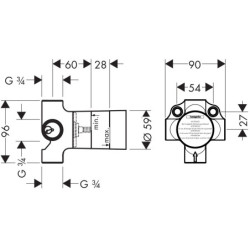 Ventil Hansgrohe 15930180