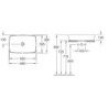 Umyvadlo na desku Villeroy & Boch 58x38 cm 417258R1