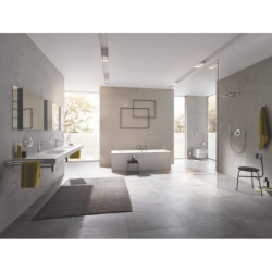Hlavová sprcha GROHE Rainshower Cosmopolitan Metal včetně sprchového ramena supersteel 26066DC0