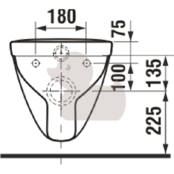 Wc závěsné Jika Lyra Plus zadní odpad H8233800000001