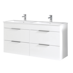 Koupelnová skříňka s umyvadlem Jika Plan 120x44,1x62,2 cm bílá H4536621763001