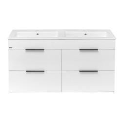 Koupelnová skříňka s umyvadlem Jika Plan 120x44,1x62,2 cm bílá H4536621763001