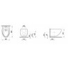 Bidet Laufen Alessi závěsný, vnější přívod H8309714003041
