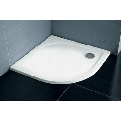 Sprchová vanička čtvrtkruhová Ravak 90x90 cm litý mramor XA237711010
