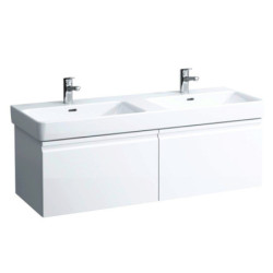 Dvojumyvadlo Laufen Pro S 130x46 cm dva otvory pro baterii H8149680001041