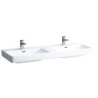 Dvojumyvadlo Laufen Pro S 130x46 cm dva otvory pro baterii H8149680001041