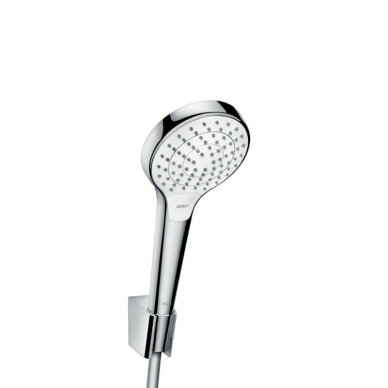 Sprchová hlavice s hadicí Hansgrohe Croma Select bílá/chrom 26411400
