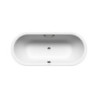 Oválná vana Kaldewei Classic Duo Oval 170x70 cm smaltovaná ocel levá i pravá alpská bílá 292610210001