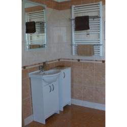 Koupelnová skříňka s umyvadlem Multi Praxis 51,7x41,2 cm bílá SPAMELIA