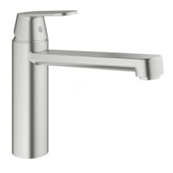 Dřezová baterie GROHE Eurosmart Cosmopolitan s otočným raménkem supersteel 30193DC0