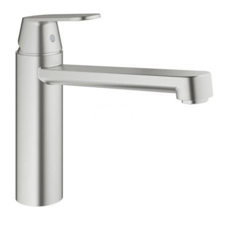 Dřezová baterie GROHE Eurosmart Cosmopolitan s otočným raménkem supersteel 30193DC0
