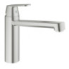 Dřezová baterie GROHE Eurosmart Cosmopolitan s otočným raménkem supersteel 30193DC0