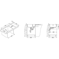 Dřez Alveus Sensual 70 twilight 4307005