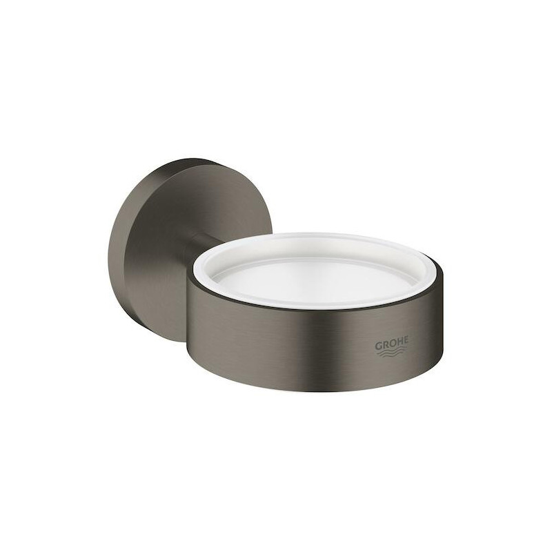 Mýdlenka GROHE Essentials bez skleničky kartáčovaný Hard Graphite G40369AL1