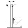 Nádržka samonosný k WC Geberit Monolith 131.022.SI.5