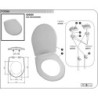 WC prkénko Multi thermoplast bílá 620836