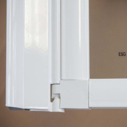 Vanová zástěna Roth Screen Pro 140x81 cm bílá 4000688