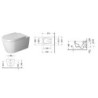 Wc závěsné Duravit Me By Starck zadní odpad 2528090000