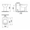 Wc stojící Jika Lyra Plus spodní odpad H8253870000001