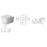 Wc závěsné Duravit Me By Starck zadní odpad 25280900001
