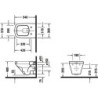 Wc závěsné Duravit Durastyle zadní odpad 2538090000