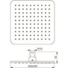 Hlavová sprcha Ideal Standard Idealrain Cube chrom B0024AA
