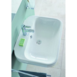 Umývátko Duravit Happy D.2 50x36 cm otvor pro baterii, s přetokem 0709500000